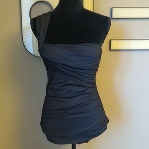 Asymmetrical Ruched Swimsuit